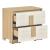 Sterling Melamine/Wood 2-Drawer Night Stand