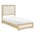 Sterling Melamine/Wood Panel Bed with LED Lighting