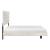 Aspen PU Veener/Wood California King Panel Bed