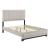 Westport Polyester/PU Paper/Wood Full Platform Bed