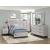 Westport Polyester/PU Paper/Wood Platform Bedroom Set