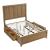 Charlotte Wood Queen Storage Platform Bed