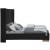 Halton Boucle Fabric Queen Size Bed
