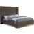 Halton Boucle Fabric Queen Size Bed
