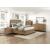 Charlotte Wood Storage Platform Bedroom Set