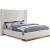 Halton Boucle Fabric Queen Size Bed