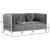 Opal Velvet Loveseat