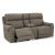 Starbot 3-Piece Polyester Power Reclining Sectional Loveseat w/Console