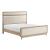 Wilshire Chenille/Wood Panel Bedroom Set