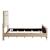 Wilshire Chenille/Wood Panel Bed