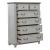 River Place Wood Chest w/6 Drawers