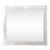 River Place Rectangular Wood/Glass Mirror