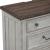 River Place Wood Nightstand w/Charging Station & 3 Drawers