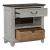 River Place Wood Bedside Chest w/Charging Station & Drawer