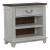 River Place Wood Bedside Chest w/Charging Station & Drawer