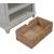 River Place Wood Bedside Chest w/Charging Station & Drawer