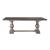 River Place Rectangular Wood Trestle Extendable Dining Table