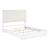 Linea Faux Fur/Wood Panel Bed