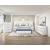 Linea Faux Fur/Wood Panel Bedroom Set