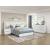 Linea Faux Fur/Wood Panel Bedroom Set
