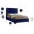Lana Velvet King Size Bed