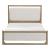 Riley Polyester/Wood California King Panel Bed with LED Lighting