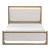 Riley Polyester/Wood Panel Bed with LED Lighting