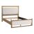 Riley Polyester/Wood California King Panel Bed with LED Lighting
