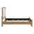 Riley Polyester/Wood Eastern King Panel Bed with LED Lighting