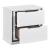 Lumin Wood LED Lighting 2-Drawer Night Stand