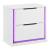 Lumin Wood LED Lighting 2-Drawer Night Stand