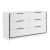 Lumin Wood LED Lighting 6-Drawer Double Dresser