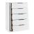Lumin Wood LED Lighting 5-Drawer Chest