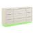 Noctis Upholstered Storage Platform Bedroom Set with LED Lighting