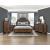Bridgepoint Faux Leather/Wood California King Panel Bed