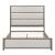 Dalston Chenille/Wood Panel Bed