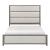 Dalston Chenille/Wood Panel Bed