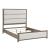 Dalston Chenille/Wood California King Panel Bed