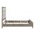 Dalston Chenille/Wood California King Panel Bed