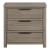 Dalston Wood 3-Drawer Night Stand