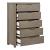 Dalston Wood 5-Drawer Chest
