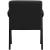 Woodloch Boucle Fabric Accent Chair with Black Finish Solid Wood Frame