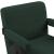 Woodloch Boucle Fabric Accent Chair with Black Finish Solid Wood Frame