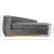 Julian Velvet Chaise Lounge with Gold Stainless Steel Base