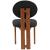 Napa Boucle Fabric Dining Chair with Solid Wood Frame
