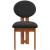 Napa Boucle Fabric Dining Chair with Solid Wood Frame
