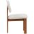 Napa Boucle Fabric Dining Chair with Solid Wood Frame