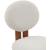 Napa Boucle Fabric Dining Chair with Solid Wood Frame