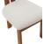 Napa Boucle Fabric Dining Chair with Solid Wood Frame