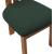Napa Boucle Fabric Dining Chair with Solid Walnut Wood Frame